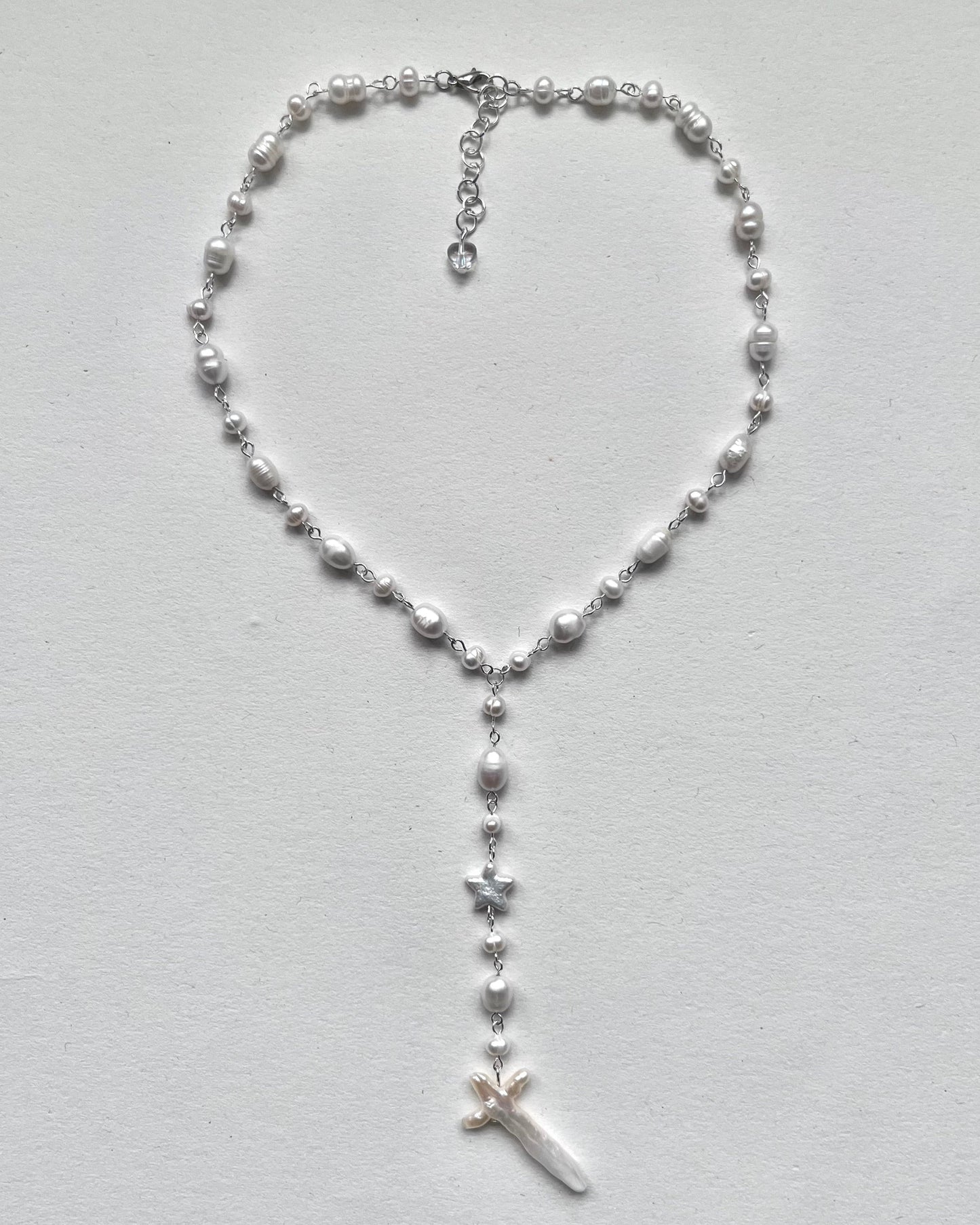 "Jasmine" Rosary Necklace