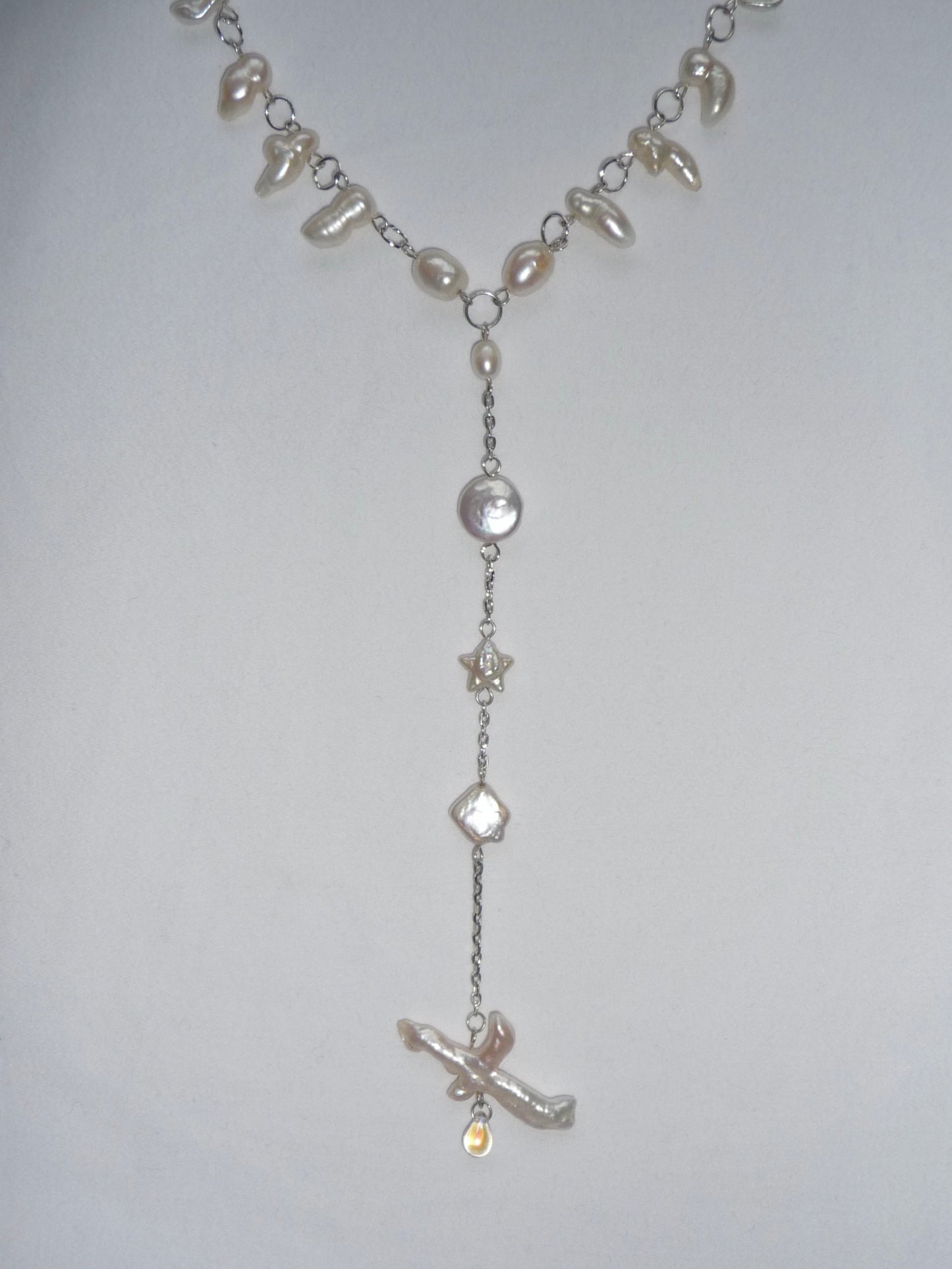 "Shards" Rosary Necklace