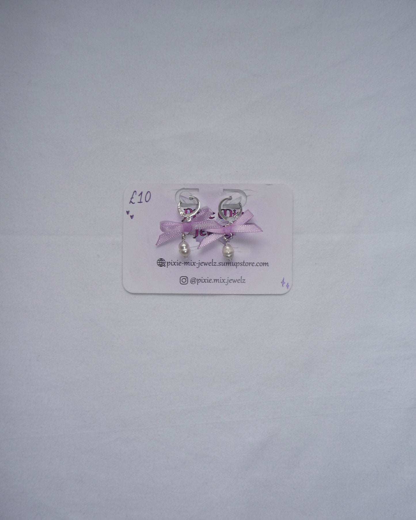 "Beau" Earrings Purple