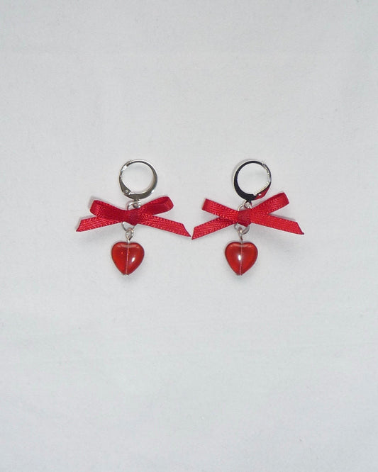 "Valentines" Earrings Red