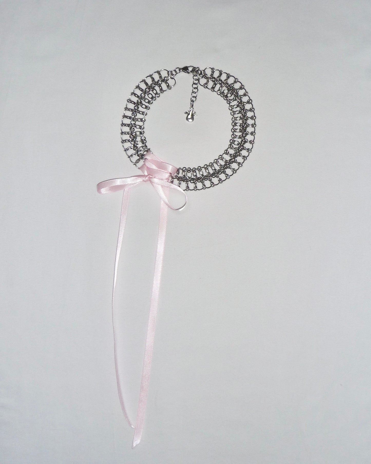 The Pink "Laced" Choker Necklace