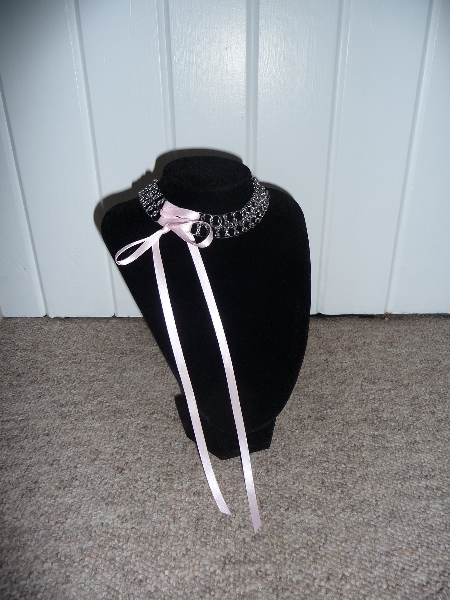 The Pink "Laced" Choker Necklace